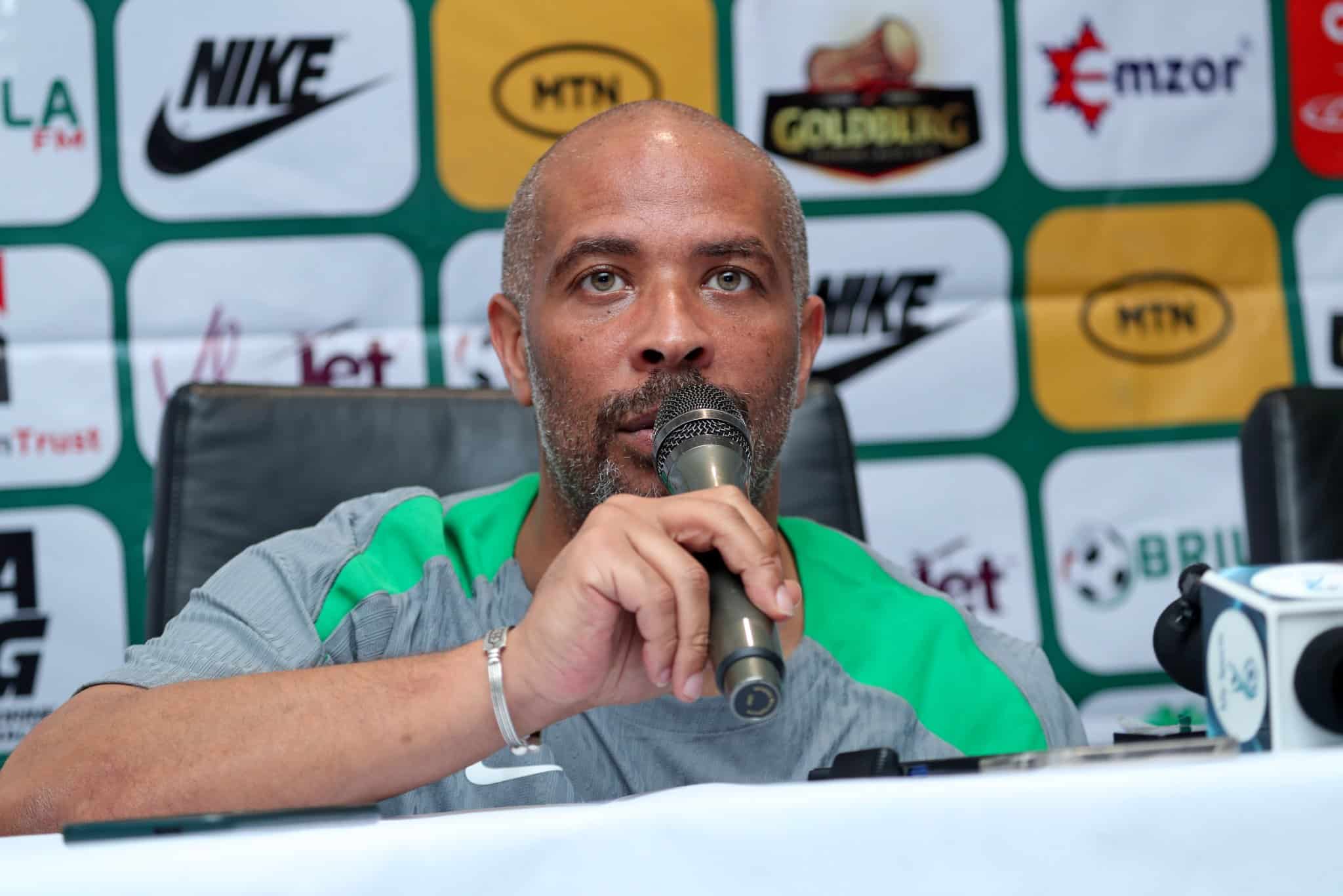 Super Eagles head coach Eric Chelle during AFCON 2025 press conference