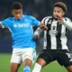 Weston McKennie in action for Juventus against Napoli in Serie A