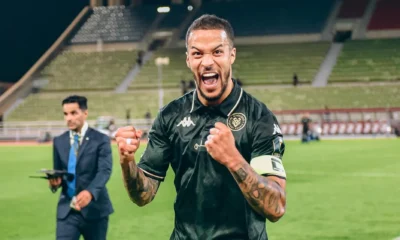 William Troost-Ekong captaining Al Kholood in Saudi Pro League match