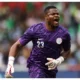 Stanley Nwabali applauding teammates after Nigeria’s 4-0 AFCON win over Mozambique