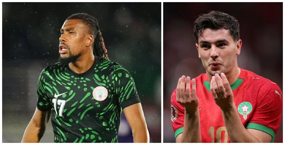 Alex Iwobi in action for Nigeria during AFCON 2025 in Morocco