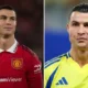 Cristiano Ronaldo in action for Al-Nassr amid transfer speculation linking him to Manchester United.