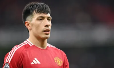 Lisandro Martinez in action for Manchester United in the Premier League