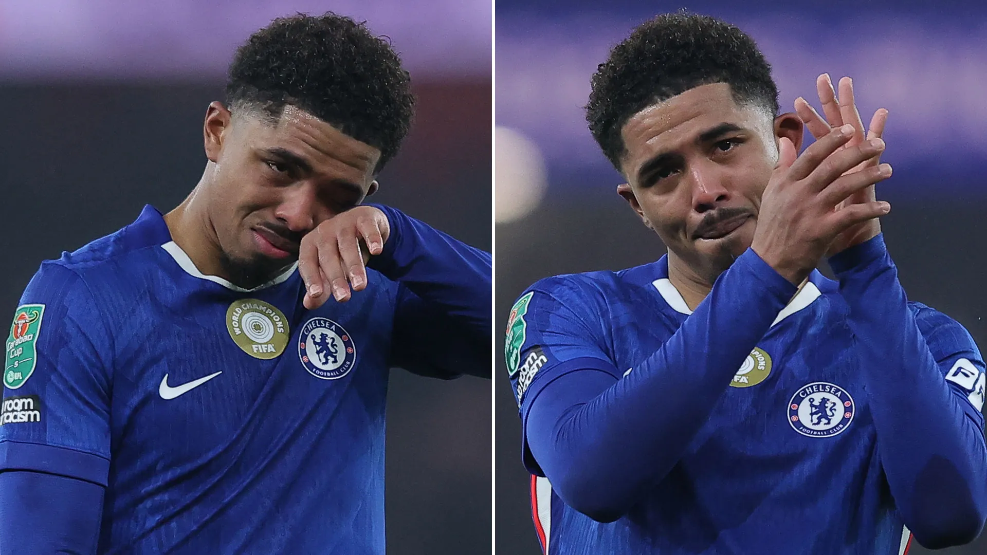 Wesley Fofana upset after Chelsea’s Carabao Cup defeat to Arsenal