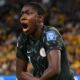 Asisat Oshoala reacting on social media as Nigerian football stars shine across Europe
