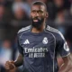 Antonio Rudiger in action for Real Madrid during a heated La Liga match against Getafe