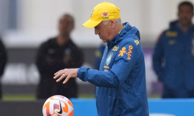 Carlo Ancelotti leading Brazil training session ahead of World Cup preparations