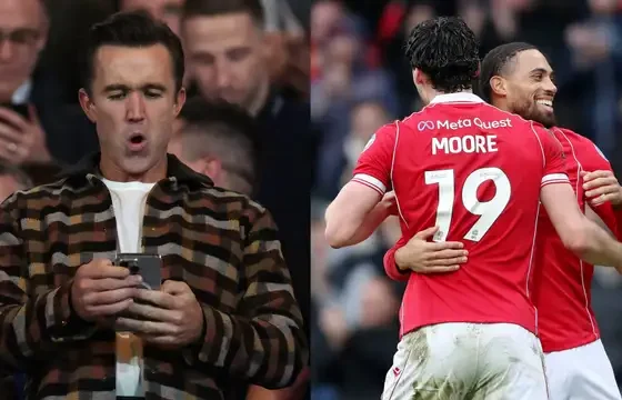 Championship football match action showing teams battling for promotion to the Premier League