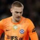 Chelsea goalkeeper Filip Jorgensen during Champions League match against PSG