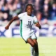 Jennifer Echegini playing for Nigeria’s Super Falcons