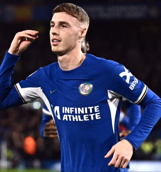 Cole Palmer in action for Chelsea during a Premier League match amid England selection pressure