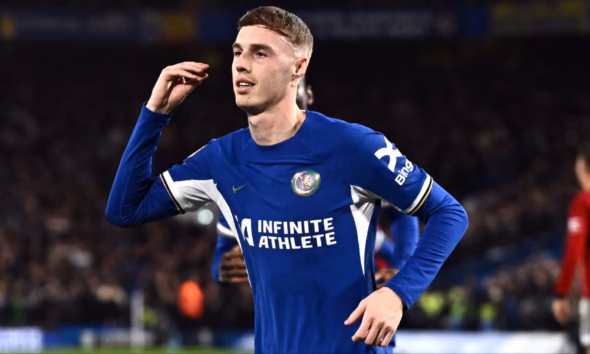 Cole Palmer in action for Chelsea during a Premier League match amid England selection pressure