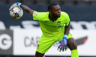 Arthur Okonkwo in goal for Wrexham amid Nigeria national team speculation