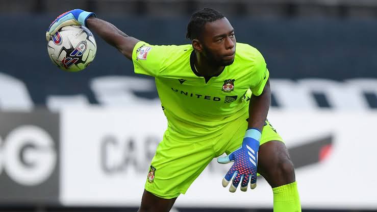 Arthur Okonkwo in goal for Wrexham amid Nigeria national team speculation