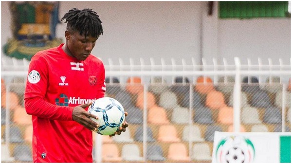 Chibueze Oputa in Super Eagles camp after winning the NPFL title with Enugu Rangers.