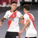 Enzo Fernandez during his time at River Plate before his move to European football