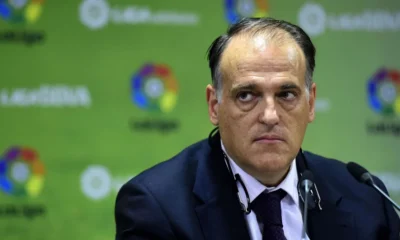 Javier Tebas has criticised Real Madrid TV's coverage of the Negreira case.